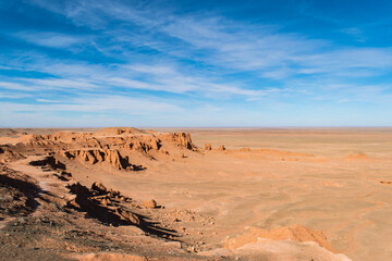 Fototapeta na wymiar sand dunes in the desert