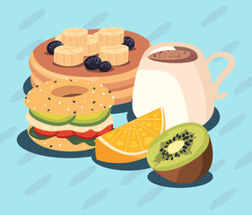breakfast snacks card