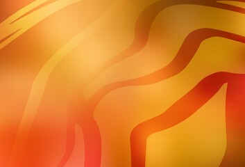 Light Orange vector abstract bright template.