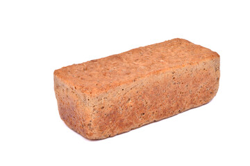 Bread in the shape of a brick..