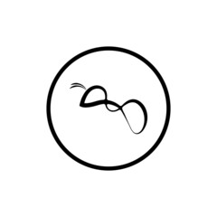 Ant vector illustration design and icon