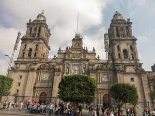 Obraz premium catedral en el DF