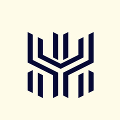 YK monogram logo.Letter y, letter k typographic icon.Lettering sign isolated on light background.Alphabet initials.Modern, design, geometric, web, tech style characters.