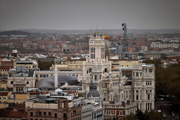 Ciudad de Madrid , España. Edificio Compañía Telefónica