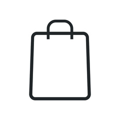 Bag icon vector template | shopping bag icon
