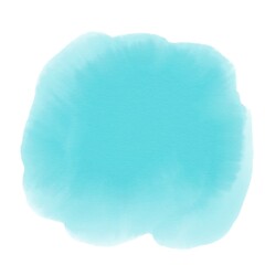 Abstract watercolor spot on a white background