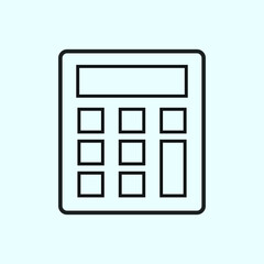 calculator icon vector template colorful | sign of calculator 
