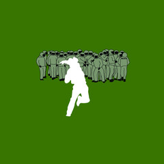 illustrazione vettoriale manifestazione rivolta sgombero molotov ribellione dimostrante rabbia popolo carica polizia guardie blackblock novax protesta ribelle città '68 armi guerriglia bomba fumogeni