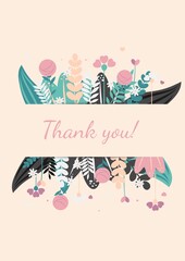 floral background with place for your text