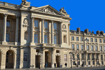 Fototapeta na wymiar Palais de la Marine place de la Concorde à Paris. France