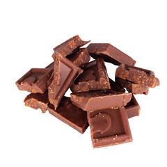 chocolate isolated on white background