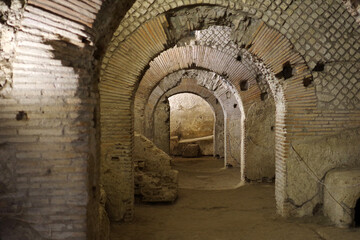 Ruines romaines souterraines de Naples
