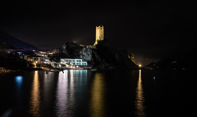 Malcesine by night, Lake Garda, Italy