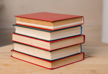 stack of books