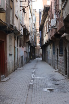 narrow street in the town © MehmetAli