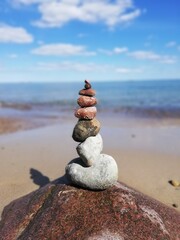 stones on the beach