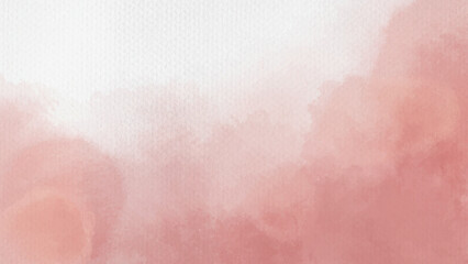 Hand painted pink and white color with watercolor texture abstract background	