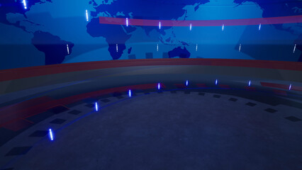 World Map Background. 3d rendering