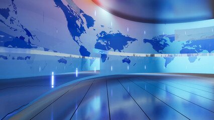 World Map Background. 3d rendering