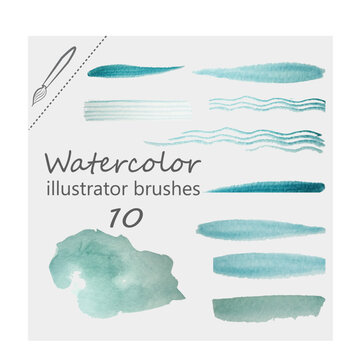 Watercolor brushes for illustrator.
water, sea
Dry brush