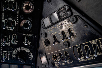 helicopter and airplane dashboard