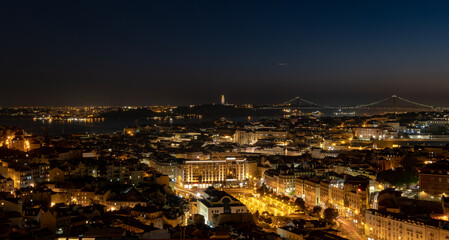 Fototapeta na wymiar Lisbon, the capital of Portugal in Europe. 