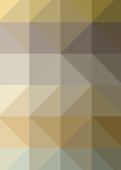 Obraz premium Abstract color Low-Polygones Generative Art background illustration