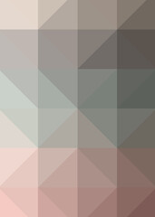 Fototapeta premium Abstract color Low-Polygones Generative Art background illustration