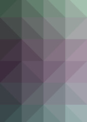 Fototapeta premium Abstract color Low-Polygones Generative Art background illustration