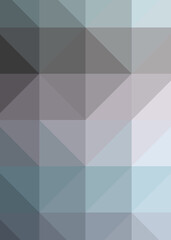 Fototapeta premium Abstract color Low-Polygones Generative Art background illustration