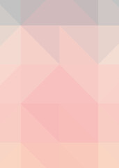 Fototapeta premium Abstract color Low-Polygones Generative Art background illustration