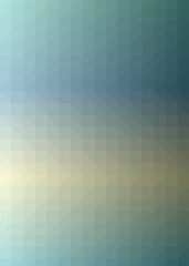 Obraz premium Abstract color Low-Polygones Generative Art background illustration