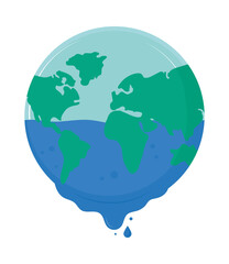 melting earth planet