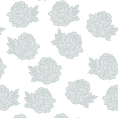 seamless pattern with flowers