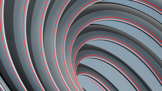 Red and gray lines.
