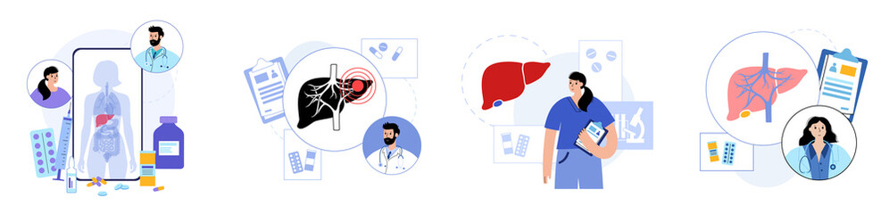 Liver disease concept