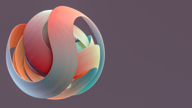 Sphere of stripes.