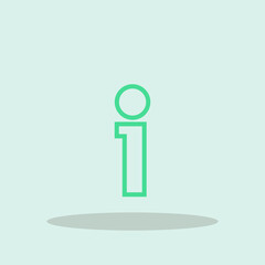 Information vector icon illustration sign