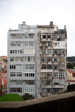 Twin sides representing societal inequality 