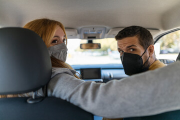 Woman having Car Driving Lessons