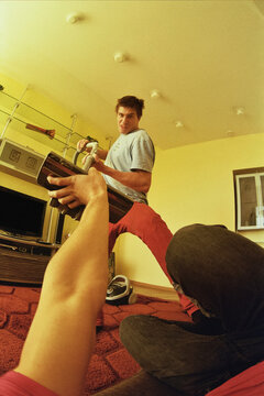 Funny Vacuuming Friends Attack
