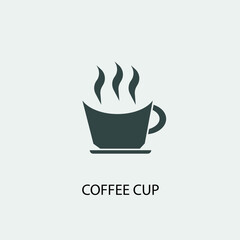 coffee vector icon illustration sign