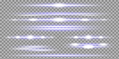 Solar glare.Glow isolated white transparent light effect set, lens flare, explosion, glitter, line, sun flash, spark and stars.Beautiful optical lens flare effect sun light.