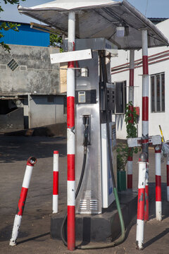 Tiny petrol station