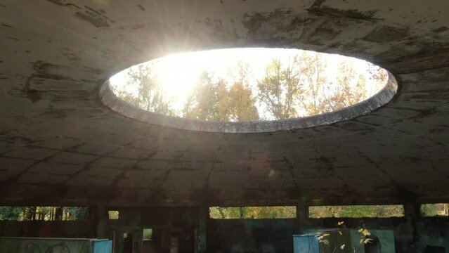 Old sanatorium, interesting architecture, Tskaltubo, Georgia