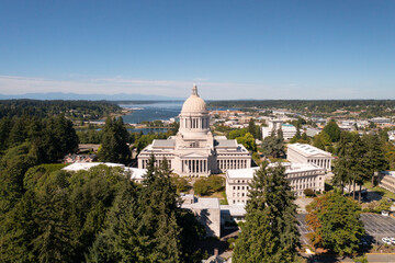 Fototapeta na wymiar Washington state capitol building