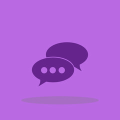 chat bubble bubble vector icon illustration sign 