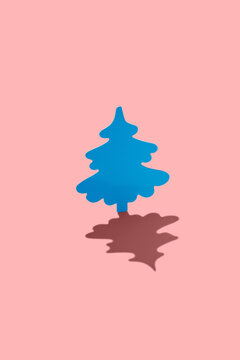 Blue fir tree