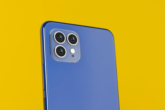 Closeup view of cellphone cameras - Powered by Adobe