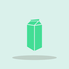 Milk vector icon illustration sign